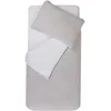 Image de DOMIVA - Parure DE Couette 75X120 + TAIE 35x45 cm Perle/Blanc