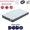 Image de Matelas Dodotendre d ©houssable Blanc/Anthracite