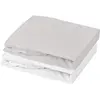 Image de Lot 2 Draps-Housses Jersey Blanc/Souris
