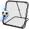 Image de Leogreen Filet de Rebond de Football 100 x 100 cm Ajustable Angle réglables rebondeur pour Football Rebondisseur Adolescents Pliable Cible Sardines de Fixation fournies