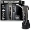 Image de Jean Louis David - Tondeuse Cheveux Pro Hair Clipper - Lames Acier Inox - Revêtement Titanium Céramique - 20 Hauteurs - 120 Min Autonomie - Sans Fil - Accessoire Coupe Homme Précise et Polyvalente