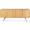 Image de CONCEPT1 Sublime 4 portes chene naturel 200 x 46,5 x 80 cm SUB-MB4P
