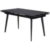 Image de CONCEPT1 Nero céramique eff marbre noir 140 (+2x30)x82x75cm NERO-TR140A01