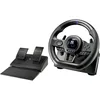 Image de Subsonic - Volant Superdrive SV650. Volant de Course avec Pédales et Palettes au Volant. Diamètre 26 cm - Rotation 270°. Compatible Switch 2, Switch, PS4, PC et Xbox - Noir