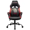 Image de Subsonic - Chaise Gaming Iron Maiden - Fauteuil de Bureau Ergonomique avec Mousse Haute Densité, Mécanisme à Bascule et Accoudoirs Confortables - Hauteur Réglable - Noir & Rouge