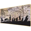 Image de Subsonic - Tapis de Souris XXL LOTR - Tapis de Bureau 90x40 cm - sous Main Surface Lisse Optimisée pour Capteurs Souris, Base Antidérapante, Bords Cousus