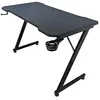 Image de Subsonic - Bureau Gaming Ergonomique Finition Carbone - Bureau Gamer pour PC Gaming 120x60 cm Recouvert d'un Tapis de Souris sur Toute la Surface - Noir