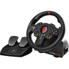 Image de Subsonic - Volant Superdrive 220 RS - Volant de Course LED Double Joysticks pour GTA - Diamètre 22 cm, Rotation 180°, avec Pédales et Palettes au Volant. Pour Switch 2 / Switch, PS4, PC et Xbox - Noir