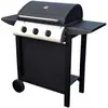 Image de Barbecue Gaz Hawaï - 3 Brûleurs 8,4 kW Butane/Propane - 2 Tablettes - HAPPY GARDEN