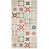 Image de Nazar Tapis Rectangulaire Motifs Carreaux de Ciment, 80 X 150cm, Multicolore