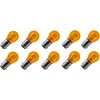 Image de 10x AMPOULE 12V 21/5W BAY15D ORANGE CLIGNOTANT MOTO SCOOTER MOBYLETTE AUTO VOITURE