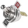 Image de INTERRUPTEUR UNIVERSEL METAL CHROME TRONCONNEUSE TAILLE HAIE TONDEUSE MOTOCULTEUR