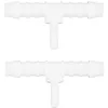 Image de cyclingcolors 2x raccord de durite droit en T diamètre 8-4-8 connecteur tube tuyau carburant essence tracteur tondeuse voiture