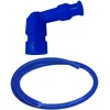 Image de cyclingcolors Antiparasite capuchon de bougie et câble allumage Ø7mm 1m connecteur étanche moteur moto scooter quad tondeuse tracteur mobylette dirt bike, Bleu