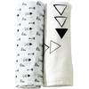 Image de Lange Love & sweet - Oeko Tex Noir/Blanc