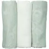Image de Trois Kilos Sept - Lot de 3 Langes bébé - Carrés de Mousseline Coton 70x70cm - Multi-usages: Couverture, Doudou, Bavoir, Protection Solaire, Motifs Océan - Lot de 3