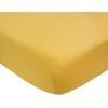 Image de Trois Kilos Sept - Drap Housse Bébé - 100% Coton - Label Oeko-Tex® - Jersey Extensible - Moutarde - 60x120 cm