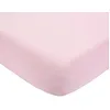 Image de Trois Kilos Sept - Drap Housse Bébé - 100% Coton Jersey Extensible - Doux & Confortable - Bords Elastiqués - Label Oeko-TEX® Standard 100 - Rose - 70x140 cm - Lot de 2