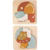 Image de Lot de 2 Puzzles bébé en Bois - éveil bébé