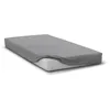 Image de Drap Housse 140x190 cm Gris Clair Bonnet 30 cm  Repassage Ultra Facile   Home linge passion