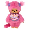 Image de BANDAI   Monchhichi   Peluche Monchhichi Frozen Fruits   Peluche Iconique des années 80   Peluche Rose Toute Douce 20 cm pour Enfants et Adultes   SE23388