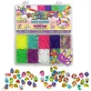 Image de BANDAI - Rainbow Loom Mini Combo Set Loomi Pals   Coffret Fabrication de bracelets - Loisir Créatif - Contient 2100 élastiques et 60 Charms Animaux -  Kit breveté - Jouet Enfant 7 ans et + - CD0093
