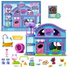 Image de Littlest Pet Shop - La Grande Maison des Pet Shop - Coffret de Jeu avec 2 Pet Shop Inclus et + 20 Accessoires - Mini-Figurines Animaux à Collectionner - Jouet Enfant 4 Ans et + - BF00575