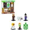 Image de BANDAI - Minecraft - Pack de 6 Figurines à Collectionner - Coffret 6 Petites Figurines Dont 1 mystère - Collection Jeu Vidéo et Film Minecraft - Jouet à partir de 8 Ans - PMM2060