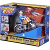 Image de BANDAI - Stuntman Stu - Moto Nitro Boost - Jouet pour réaliser des Cascades - Figurine Cascadeur Inclus - Jeu de Crash avec véhicule et Accessoires - Jouet Enfant 4 Ans et + - COSS8201