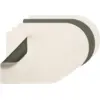 Image de BJÖRN Lot de 6 sets de table rectangulaires réversibles en cuir recyclé - Blanc crème et gris-vert