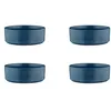 Image de Bjorn Lot de 4 Bols SCANDI en Grès Recyclé BJ-LBSCMA26, Bleu Marine, 16,5 cm, 100 cl, Style Scandinave, Compatible Lave-vaisselle et Micro-ondes