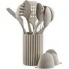 Image de BJÖRN Set d'ustensiles de cuisine en bois et silicone GUNNAR - 11 pièces
