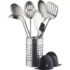 Image de BJÖRN Nude Set d'ustensiles de cuisine en acier inoxydable STAL - 10 pièces