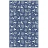 Image de Mani Textile - Tapis de Noel Renne Bleu Dimensions - 50x80