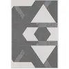 Image de Mani Textile Tapis Zino Gris 80x150cm