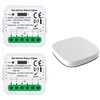 Image de Module Interrupteur pour Volet Roulant Zigbee (2 pièces) + passerelle Zigbee