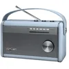 Image de Muse M-098 VB Radio Bluetooth Portable, Radio FM, Puissance de Sortie 10 W, antenne télescopique FM, Affichage de fréquence Lumineux, USB-C, Prise Casque, Radio à Batterie, Bloc d'alimentation Inclus