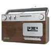 Image de Muse M-152 RC Radio Portable avec Lecteur de Cassettes, Radio analogique FM/MW, enregistreur Cassette, Microphone intégré, entrée auxiliaire 3,5 mm, antenne télescopique, poignée de Transport