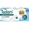 Image de Tadam’ - Tampons Hygiéniques Dermo-Sensitifs - Tampons Femme en Coton Bio Sans Applicateur - Respect Flore Intime - 100% coton bio, Sans Substances toxiques et blanchi sans Chlore - Flux Super