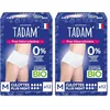 Image de TADAM' - Culottes Fuites Urinaires - Protection Nuit - Jetable - Enrichi en Coton Bio - sans substances Toxiques - Taille M - Sachet de 12 (Lot de 2)