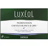 Image de LUXÉOL - Pigmentation Cheveux Blancs & Gris - Complément Alimentaire - Contribue à La Pigmentation Normale(1) - Cassis Vitamines E B6 B8 Cuivre Zinc - Fabriqué En France - Programme 1 Mois, 30 Gélules