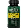 Image de Luxéol   Biotine 1000  g (1)   Favorise la Pousse des Cheveux (roquette)(2)   Made in France   Complément Alimentaire   90 Gélules   28,6 g
