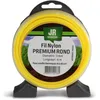 Image de Fil Nylon Rond Premium 3 mm 9 m pour Performance Optimale en Débroussaillage