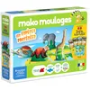 Image de Mako moulages - Les Espèces Protégées 2 - Partenariat Bioviva - 4 Moules en Plâtre à Peindre - panda roux, éléphant, girafe et tortue - Kits Loisirs Créatifs pour Enfants - Made In France - Dès 5 ans