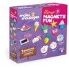 Image de Mako Moulages   Mon Atelier Magnets Fun   kit de Loisirs créatif - Plâtre et Peinture   9 empreintes en plastiques   Activité Manuelle - Made in France - A partir de 5 Ans   39119