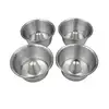 Image de 4 mini moules à savarin aluminium 8 cm