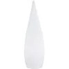 Image de Lampadaire sans fil goutte LED multicolore dimmable CLASSY H120cm avec télécommande, Blanx