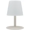 Image de Lumisky Lampe de table sans fil pied en acier crème LED blanc chaud/blanc dimmable STANDY MINI Cream H25cm