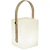 Image de Lumisky Lanterne sans fil poignée bambou LED blanc chaud/multicolore dimmable TIKY H27cm
