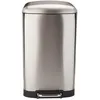 Image de Poubelle de cuisine à pédale 40L Design GREENWICH en acier Inox avec seau couvercle bombé